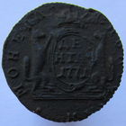 Денга 1771 КМ, Сибирь. ИНКУЗ, достаточно редкий брак на сибирских монетках.