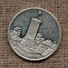 Medaille SPARRENBURG 1990 Stadtansicht Zinn 30mm PP # 75776