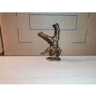 Латунная фигурка "Акробат", высота 5.5 см.