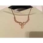 Колье Чехия разноцветные стразы винтаж