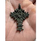 Крестик нательный старинный "Штурвал"