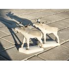 Фарфоровые статуэтки лоси (пара)