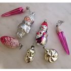 Игрушки елочные СССР лотом. См описание