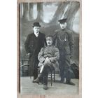 Фото с военным Российской Императорской Армии. 9х13.5 см.