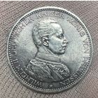 Монета 5 марок. 1913 год, Германская империя. Пруссия. Вильгельм II в мундире.