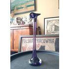 Ваза MAKORA цветное стекло фабрика Кросно Польша авторская ручная работа, не Кузнецов, не Гарднер, не Неман, не Мальцов