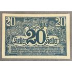 Нотгельд Австрия , 20 геллеров 1920 год