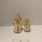 Елочные игрушки Малютка 4 Дед Мороз и Снегурочка СССР, цена за две игрушки