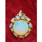 Антикварный Кулон-подвеска. 19-й начало 20-го века. Перламутр.