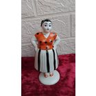 КОЛЛЕКЦИОННАЯ ФАРФОРОВАЯ СТАТУЭТКА СПЛЕТНИЦА СКЛОЧНИЦА ИЗ СЕРИИ РАЗГОВОР ЛФЗИ СССР РАННЯЯ ОРИГИНАЛ РАСКРАС 2 Распродажа Коллекции ! Экспресс  Аукцион с рубля без МПЦ и прочего .Много лотов в продаже .