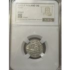 3 гроша 1594 MS61 штемпельная монета!
