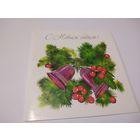 Открытка 1989г. Чистая, двойная. Художник Н. ОХОТИНА.