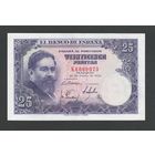 Испания 25 песет 1954 года. Тип P-147. Состояние aUNC