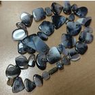 Бусы СССР. Халцедон. 50см