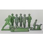 Оловяный солдатик СССР. Одним лотом 8 шт. С рубля