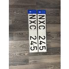 Автомобильные номера для коллекции Швеция