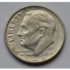 США, 10 центов (1 дайм), 2020 г. D