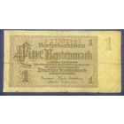 Банкнота 1 марка 1937 год. Веймарская республика.