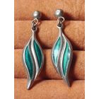 Серьги-гвоздики, 925, СССР