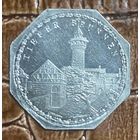 Германия Нюрнберг нотгельд 20 пфеннигов 1919 год. Глубокий колодец. трамвайный жетон