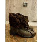 Ботиночки натуральный нубук и мех