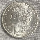 Монета США 1 доллар 1885 год. Доллар Моргана. Монетный двор O Новый Орлеан.