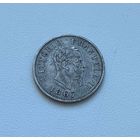 ИТАЛИЯ  50 чентезими 1867 г.