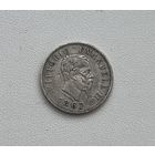 ИТАЛИЯ  50 чентезими 1867 г.