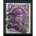 Британские колонии - Ньюфаундленд - 1897/1918г. - принцесса Мария, 4 с - 1 марка - гашёная [Mi 65]. #3-WB-74-A-1