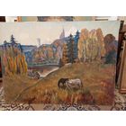 Довгялло Олег Михайлович 1940-2000г (член С/Х БССР)Х/м р95/130 Белая вежа!1992г.Занесена в Энциклопедию!