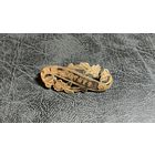 Брошь Антикварная Бидемайер прокатное золото Германия клеймо A.J.C 19 век