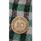 Саар 20 франков 1954