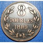 Гернси 8 дублей 1889 г.
