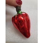 Игрушка ёлочная Перец перламутровый, стекло. СССР