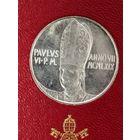 Ватикан 500 лир 1969 г. Серебро