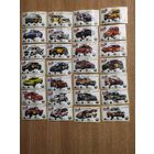 Turbo Rally Турбо Ралли  Вкладыши наклейки фантики авто auto