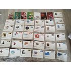 112 почтовых открыток и карточек ссср,с рубля