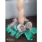 Подсвечник фарфор винтаж Европа