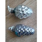 ЕЛОЧНАЯ ИГРУШКА  из СССР. "ШИШКА и ВИНОГРАД".  цена за лот, лот не разбивается.