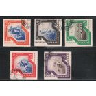 СССР-1935, (Заг.406-410),   гаш.  , Спорт, Спартакиада, 5 марок