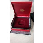 Футляр для монеты, капсула 42 мм, 100х100 мм, крепкий, бархат красный с золотом, в защитной коробке, новый!