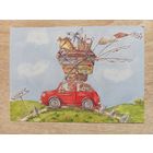 О-1. ПОДПИСАННАЯ ОТКРЫТКА. РОССИЯ . НА МОРЕ.