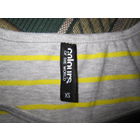 Майка серая в желтую полоску, р.40-42