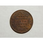 Индия 1/4 анны 1920г