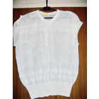 Кофта с коротким рукавом на пуговичках, р.46-48, немного голубоватый оттенок