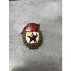 Знак ГВАРДИЯ СССР боевая образца 1942г. Закрутка ШМЗ НКПС