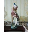 Статуэтка фарфор попугай номерной Чехословакия в отличном состоянии