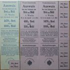 Австрия Продкарта на хлеб 1915г. (1+1)