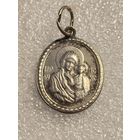 Подвеска-ладанка "Казанская Божья Матерь". Серебро (925).