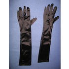 Женские атласные перчатки, длинные, безразмерные.